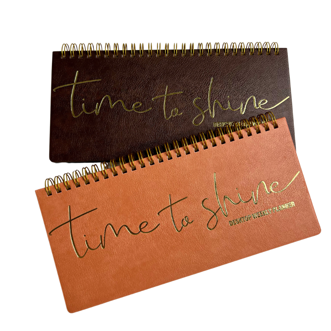 Time to Shine Weekly Desktop Planners