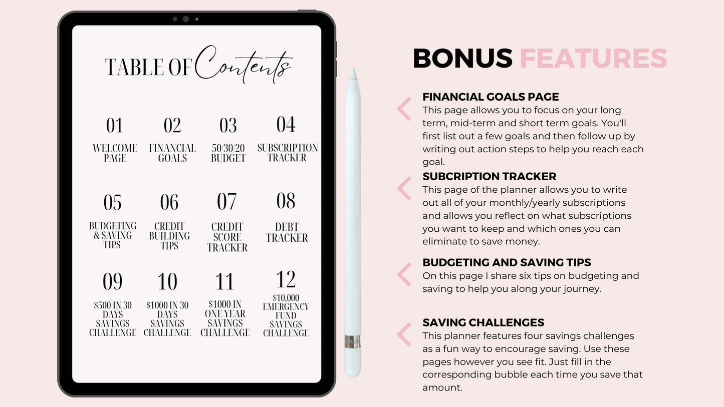 The Ultimate Budget Planner