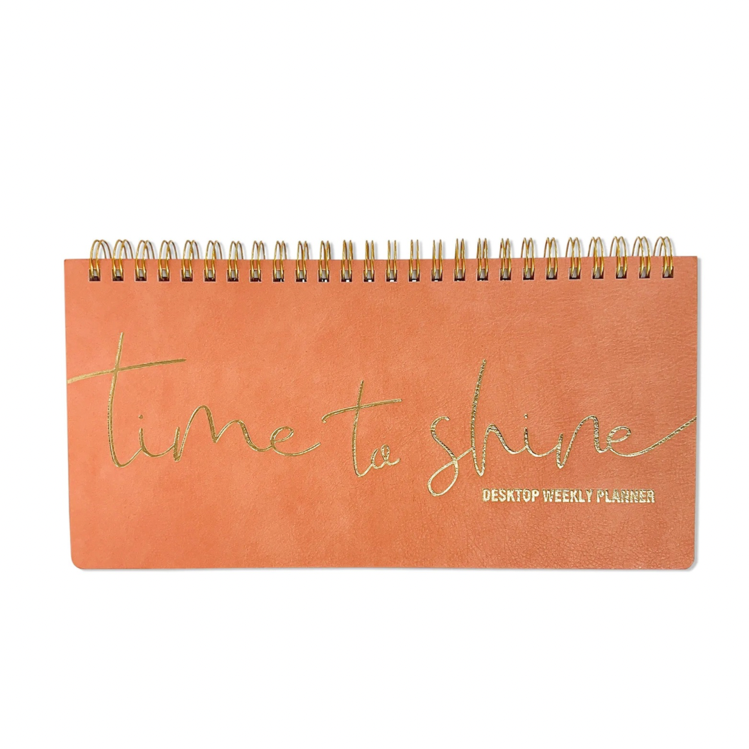 Time to Shine Weekly Desktop Planners